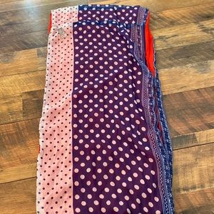 Red white and blue scarf